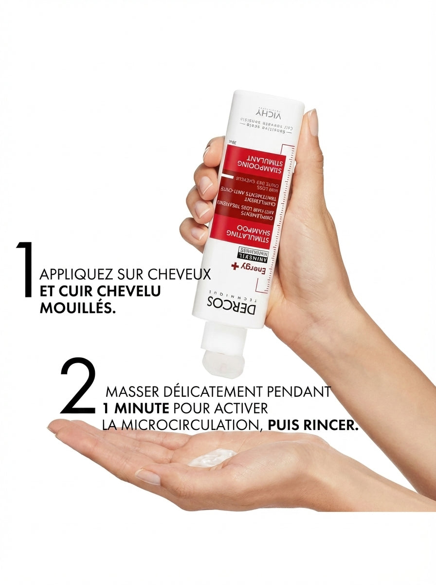 VICHY DERCOS SHAMPOOING ANTI-CHUTE ENERGY+ - 400 ML