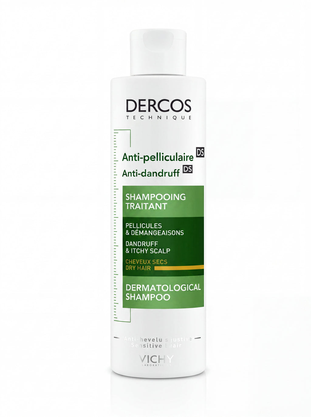DERCOS SHAMPOOING ANTI-PELLICULAIRE DS CHEVEUX SECS 200 ML