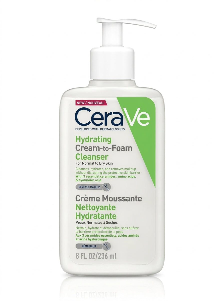 CERAVE MOUSSE NETTOYANTE HYDRATANTE - 236 ML