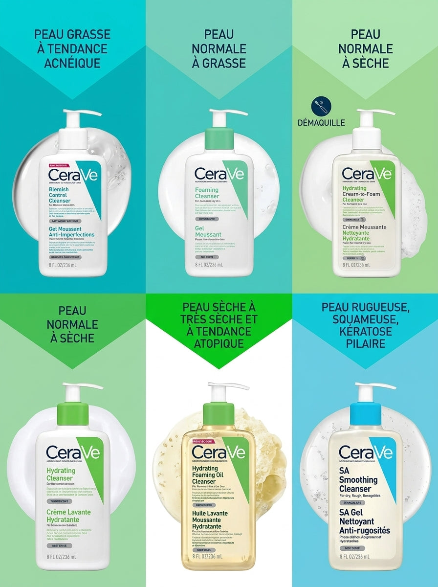 CERAVE MOUSSE NETTOYANTE HYDRATANTE - 236 ML
