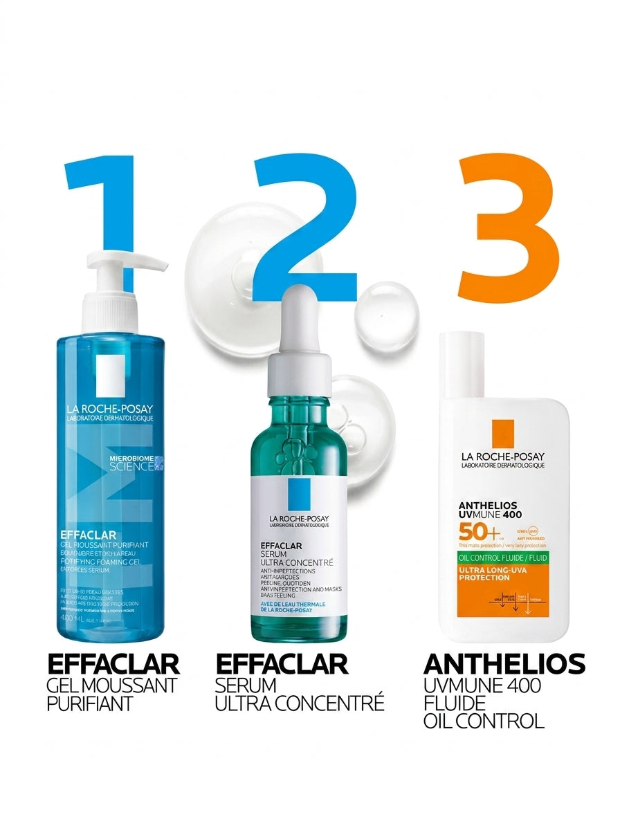 LA ROCHE-POSAY EFFACLAR GEL MOUSSANT - 400 ML
