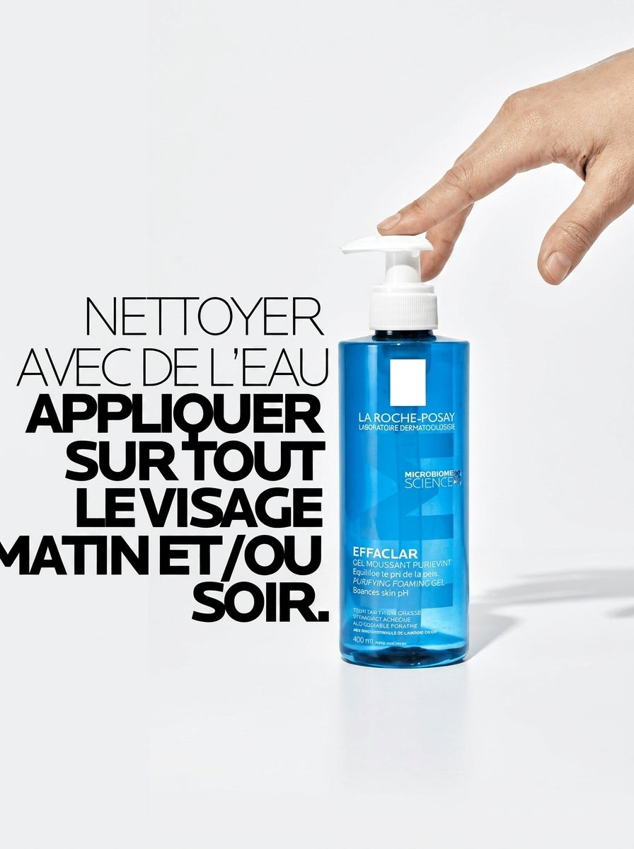 LA ROCHE-POSAY EFFACLAR GEL MOUSSANT - 400 ML