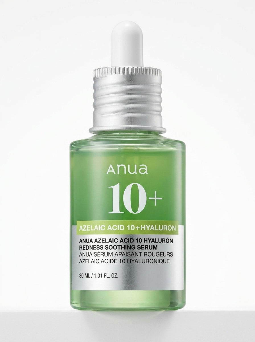 ANUA AZELAIC ACID 10+ HYALURON REDNESS SOOTHING SERUM - 30 ML