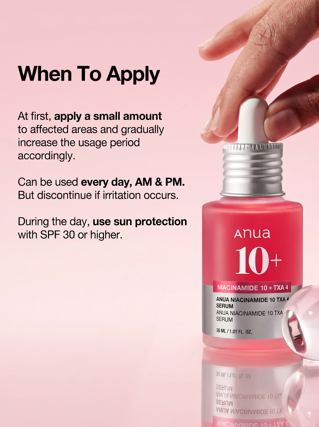 ANUA NIACINAMIDE 10% + TXA 4% SÉRUM ANTI-TACHES & ÉCLAT – 30 ML