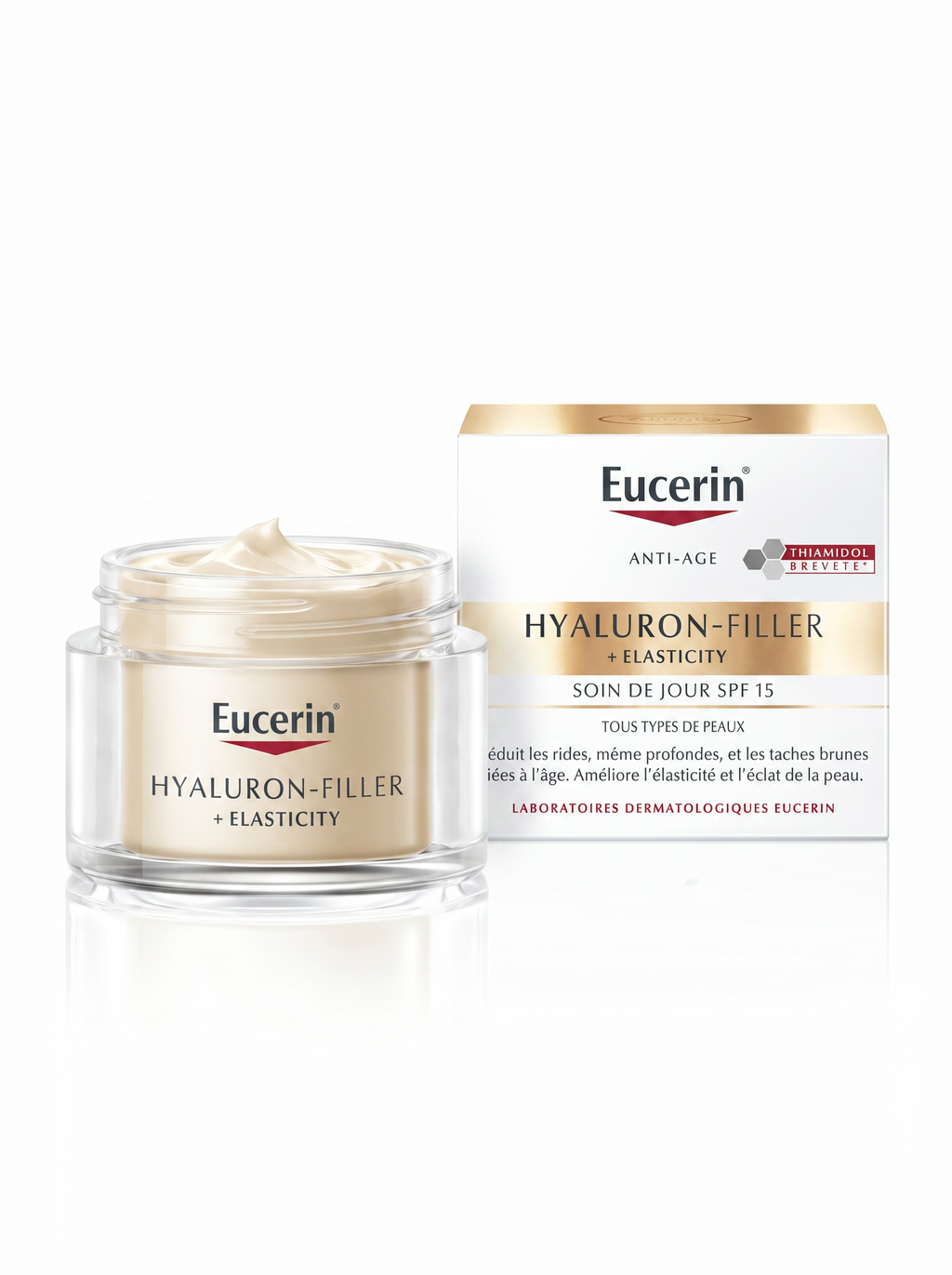 EUCERIN HYALURON-FILLER + ELASTICITY SOIN DE JOUR SPF15 - 50 ML