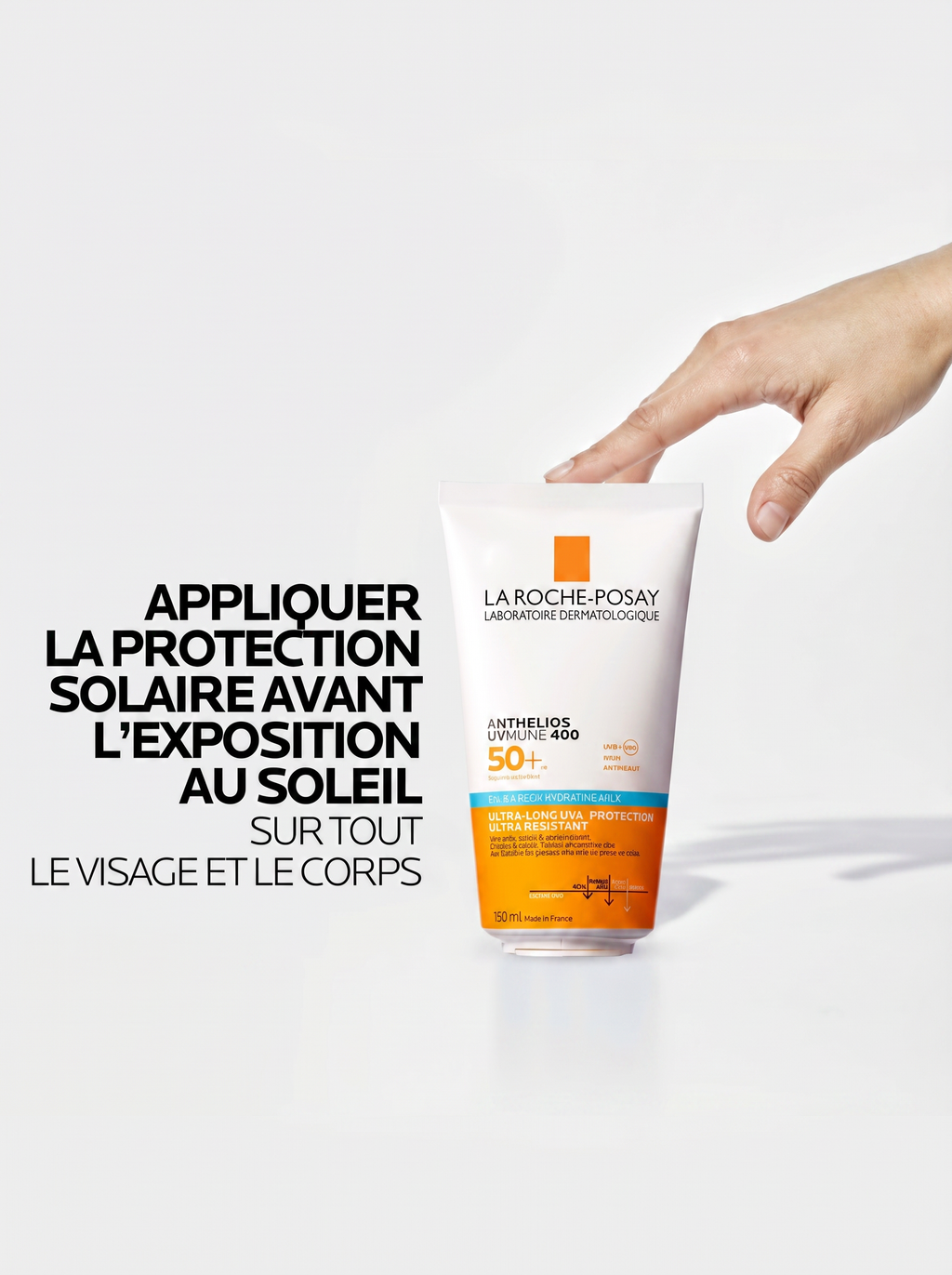LA ROCHE-POSAY ANTHELIOS UVMUNE 400 LAIT SOLAIRE VISAGE & CORPS SPF50+ - 150 ML